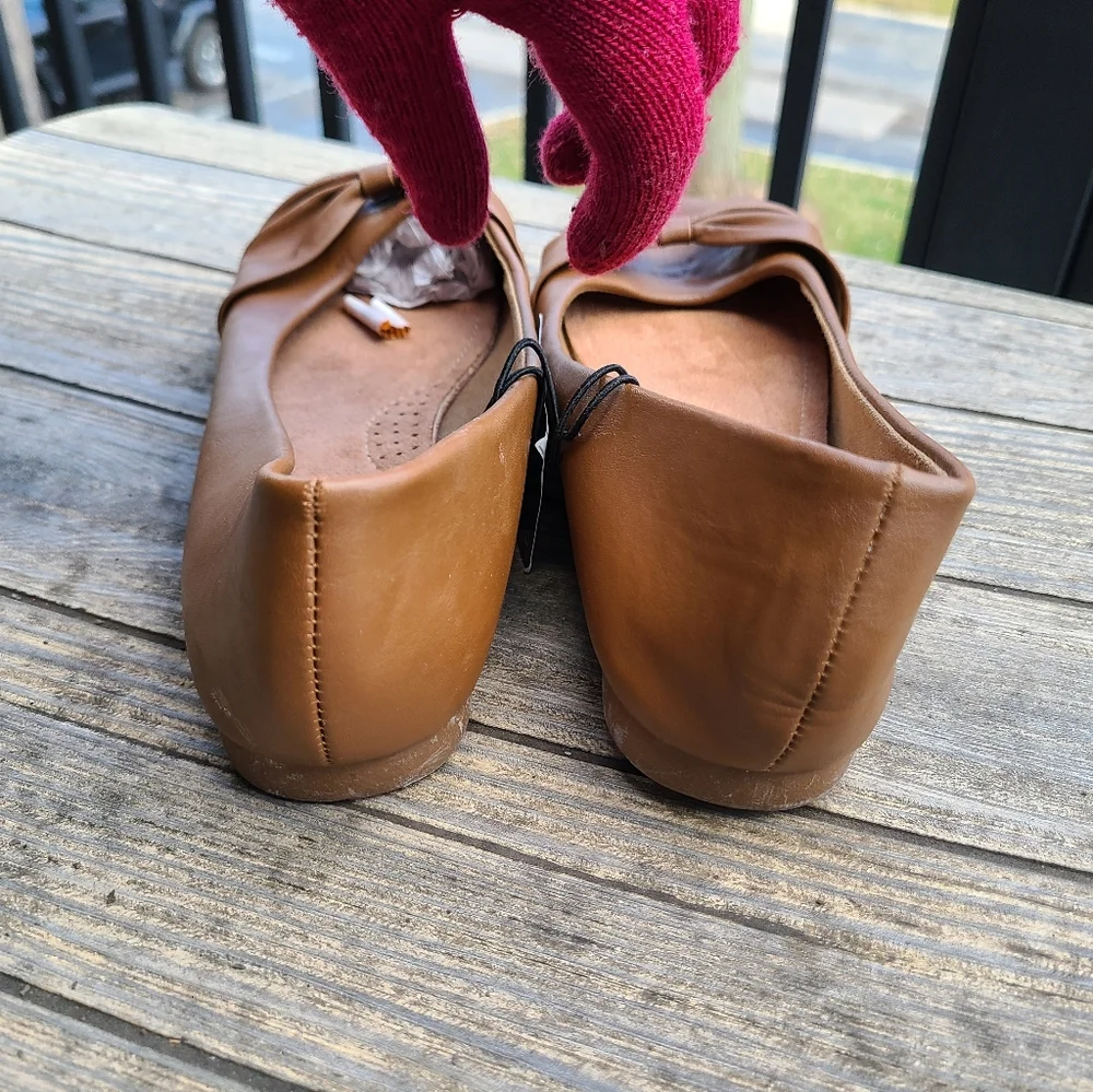 Serra Brown Ballet Flats